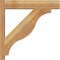 Ekena Millwork Funston Block Rough Sawn Outlooker, Western Red Cedar, 6"W x 28"D x 28"H OUT06X28X28FST05RWR - alternate 2